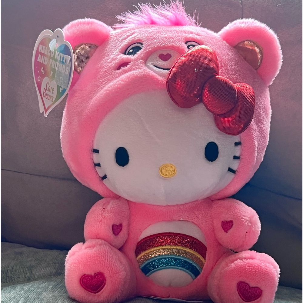 Hello Kitty Care Bears Cheer Bear Plush